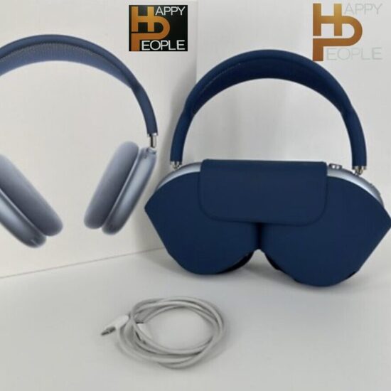 Belaidės Bluetooth ryšio garsą slopinančios ausinės su dėklu, mėlynos